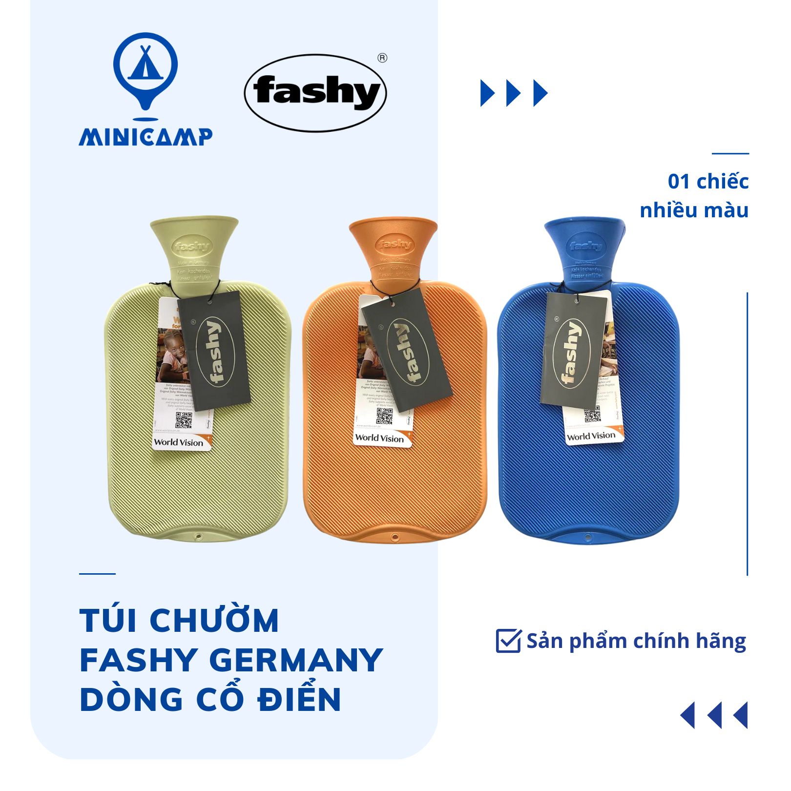 Túi chườm Fashy Germany dòng cổ điển (FASHY) | nhiều màu