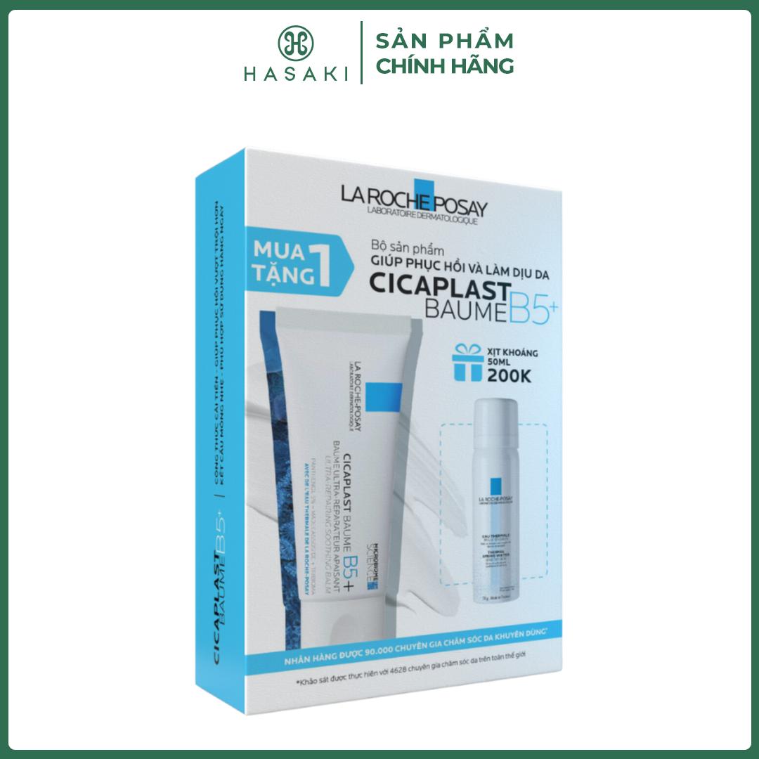 Bộ Sản Phẩm La Roche-Posay Giúp Phục Hồi & Làm Dịu Da 2 Món Kem Dưỡng Phục Hồi Da Đa Công Dụng 40ml + Xịt Khoáng Làm Dịu & Bảo Vệ Da 50g Hasaki Sản Phẩm Chính Hãng