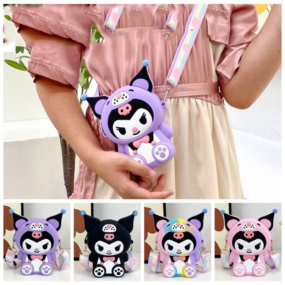 Túi đeo chéo silicon koromi dễ thương đựng tiền đi chơi du lịch cho bé
