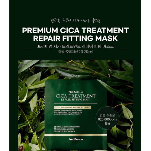 Mặt nạ thạch WellDerma Premium Cica Treatment Repair Fitting