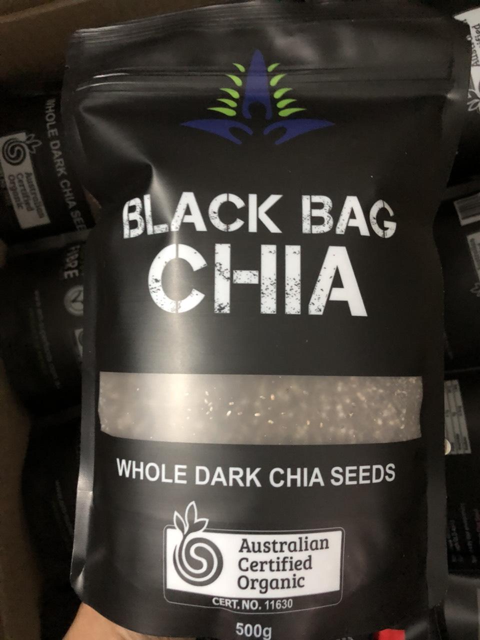 Hạt chia đen úc - black bag chia bịch 500g