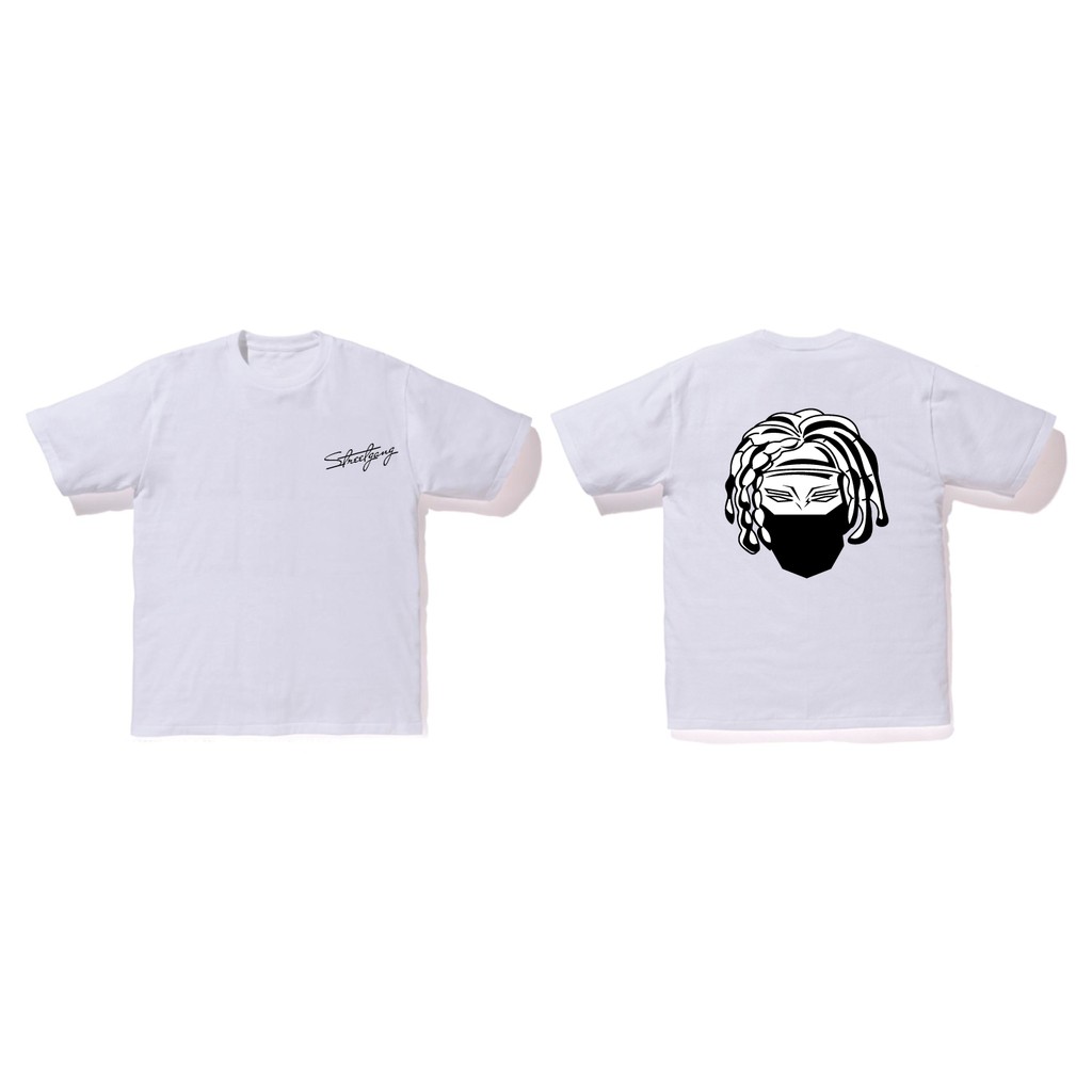 Áo thun logo - Trắng - Street Gang