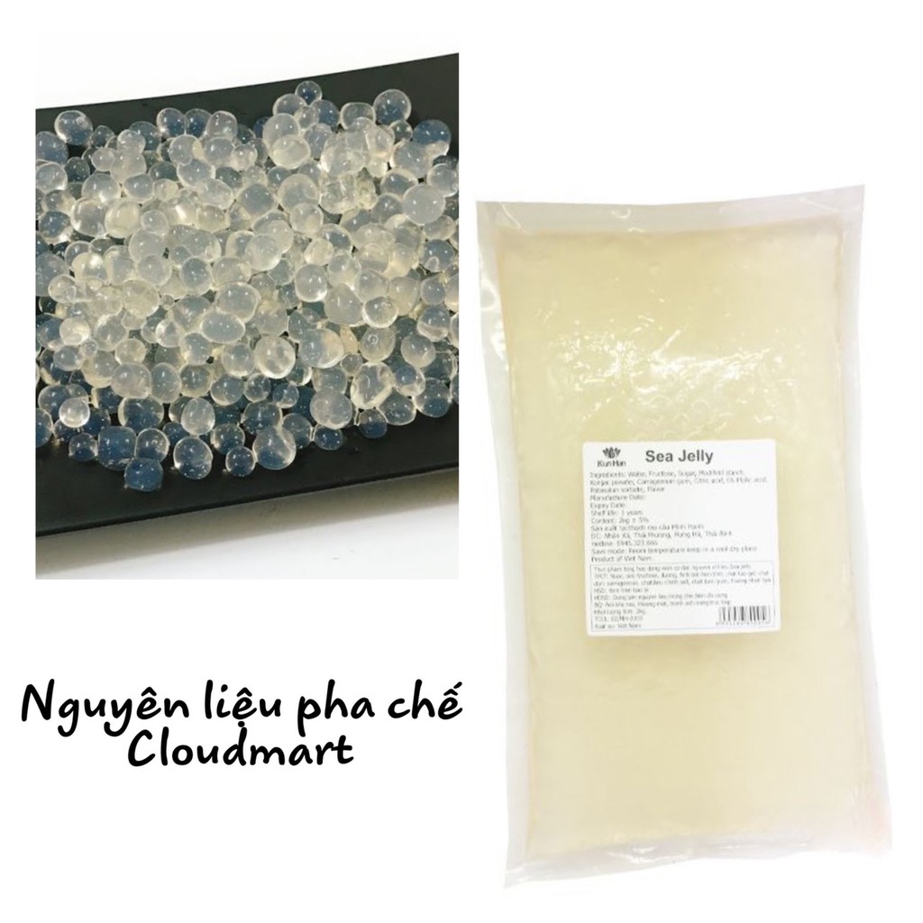 Trân châu 3q sea jelly nguyên vị 2kg/gói