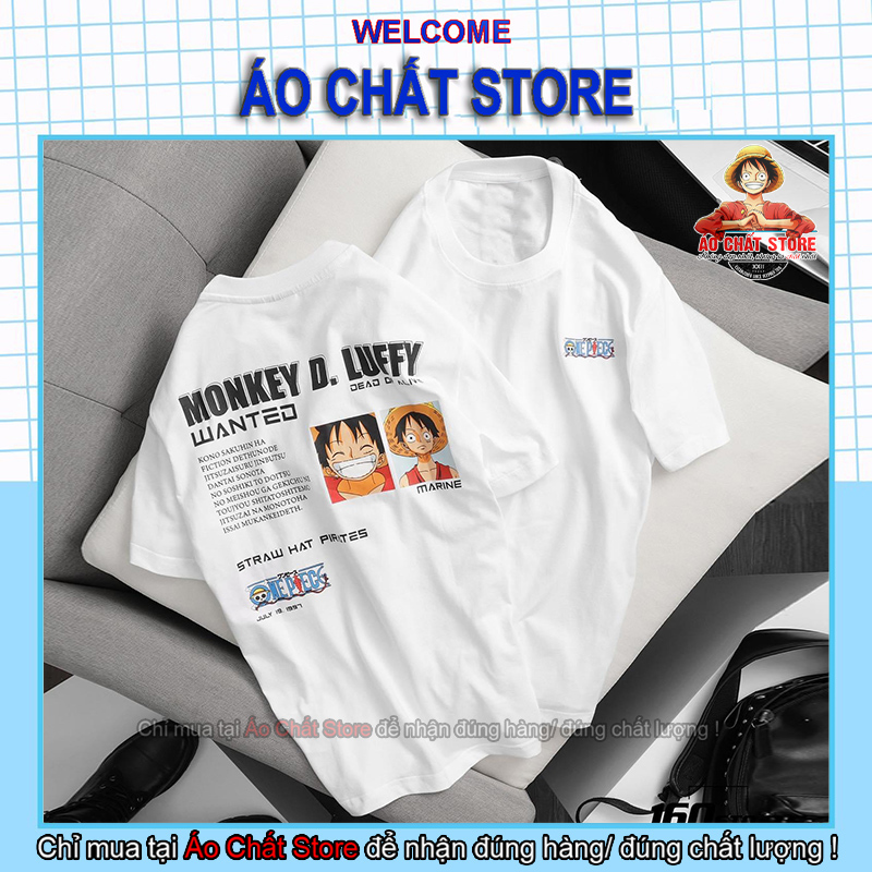 [HCM](Siêu Phẩm) Áo thun One Piece Luffy Wanted siêu đẹp  Áo Luffy truy nã mẫu mới OP191 | Áo Chất Store