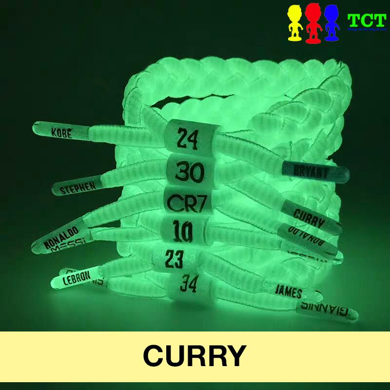 Vòng tay dạ quang trong đêm dây bện cầu thủ bóng đá bóng rổ NBA Curry, Lebron James, Kobe, Ivring, Cr7, Messi tùy chỉnh kích thước dành cho nam và nữ