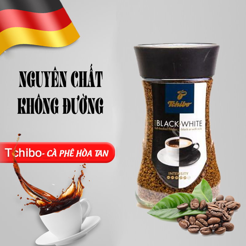 Cà phê hòa tan Tchibo black & white 100g, mang phong cách tinh tế mà Tchibo đã gìn giữ và phát triển qua nhiều thập kỷ, với mẫu mã trang nhã, tinh tế, hương vị tinh khiết và chất lượng