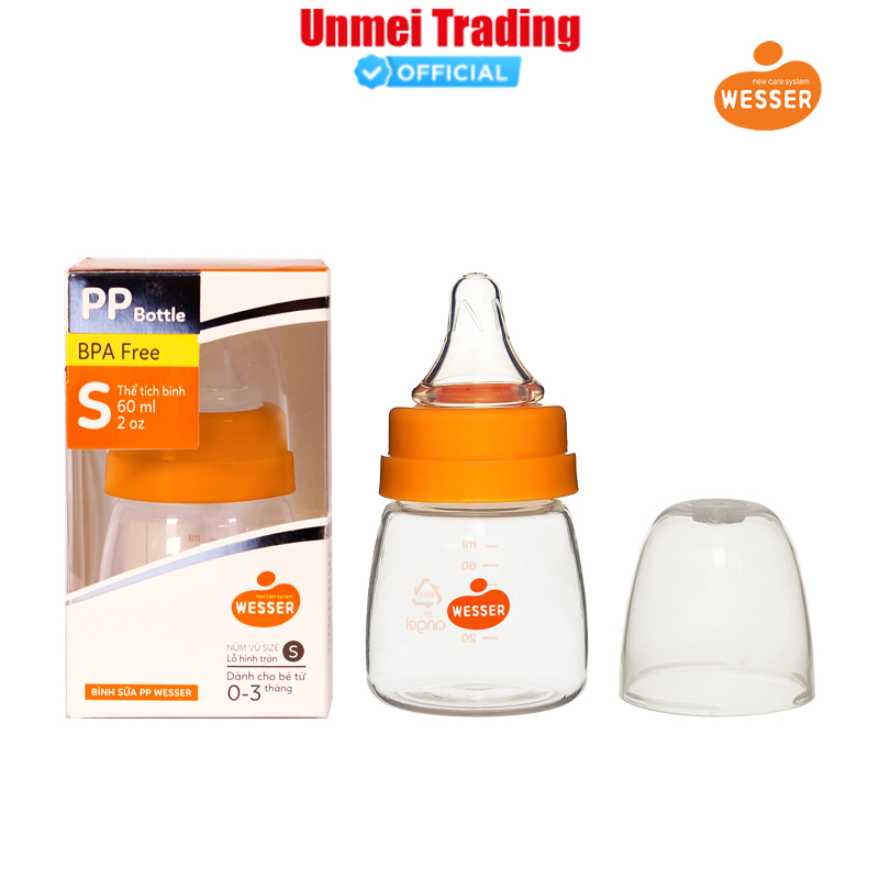 Bình sữa wesser pp 60ml