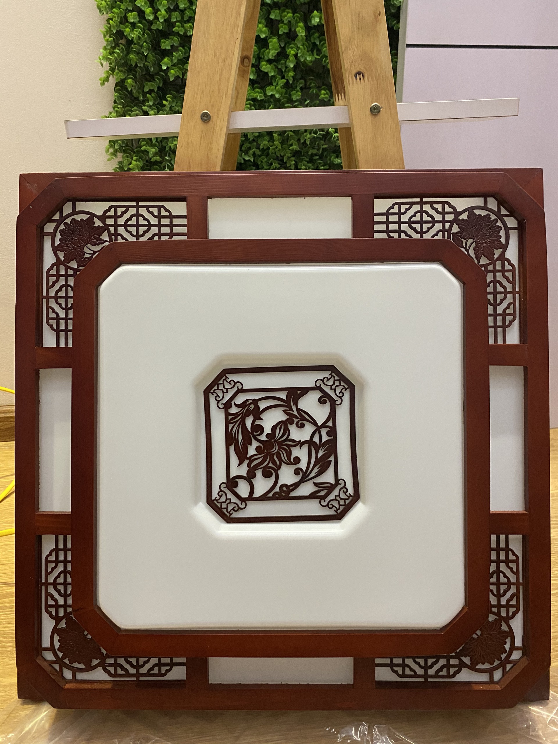 Đèn Trần- Đèn Trang Trí Trần Gỗ PGT Cao Cấp