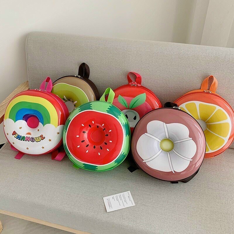 Balo Trứng F- Balo Trứng Hình Hoa Quả Cho Bé Hàng Có Sẵn Đủ Màu