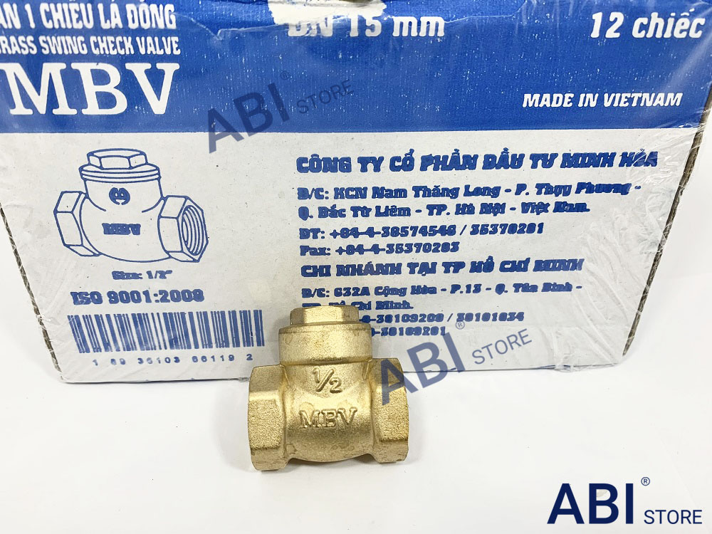 Van 1 chiều lá lật mbv dn15, dn20 đồng chính hãng