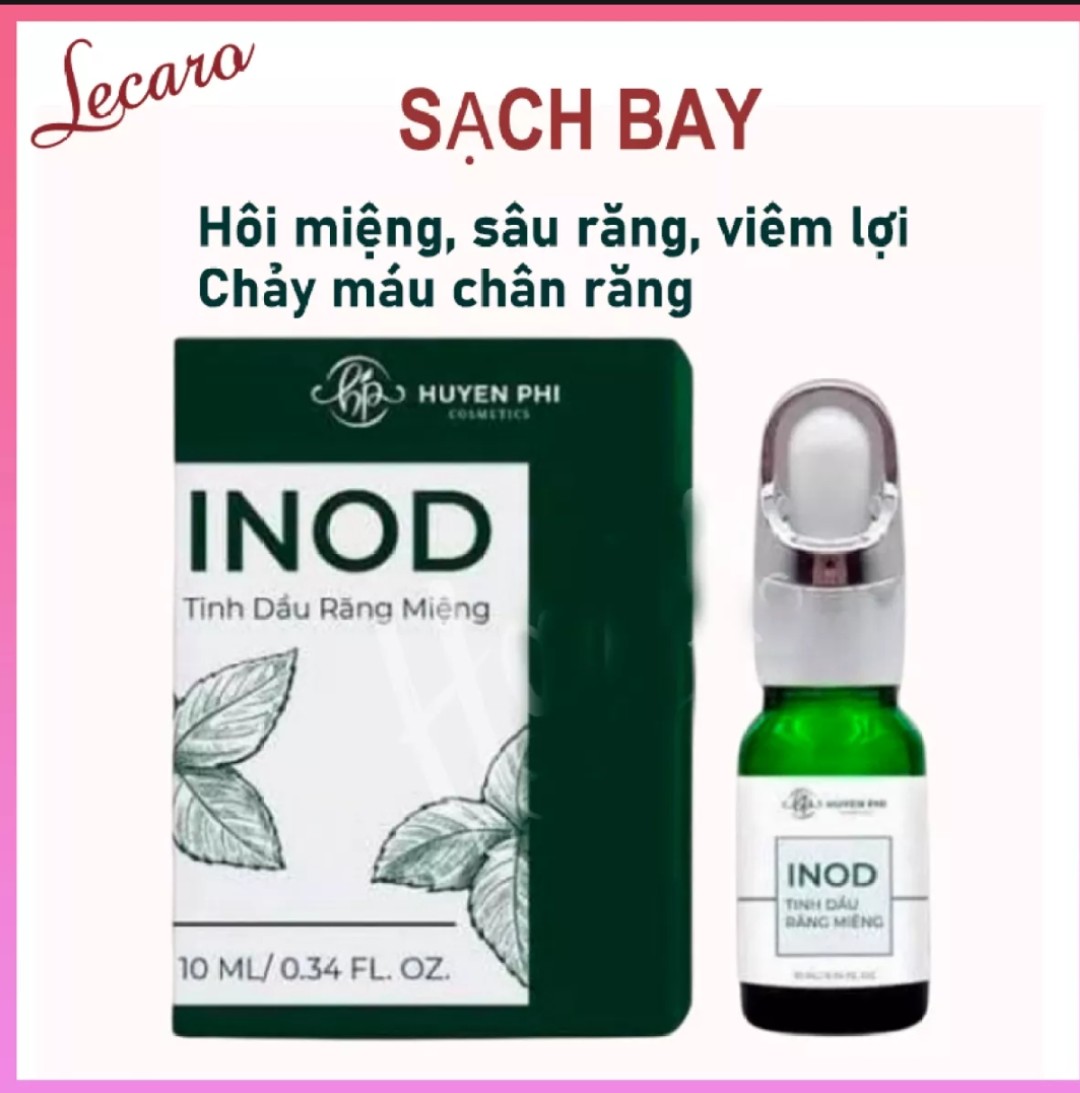 Combo 2 Hộp Tinh dầu sâu răng hôi miệng INOD Huyền Phi chuẩn - ngừa sâu răng, hết hôi, viêm lợi, nhiệt miệng