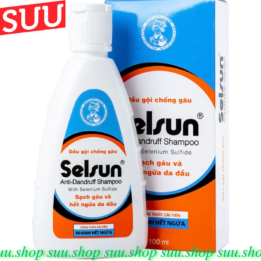 Dầu Gội Chống Gàu Selsun 100ml, sạch gầu hết ngứa da đầu