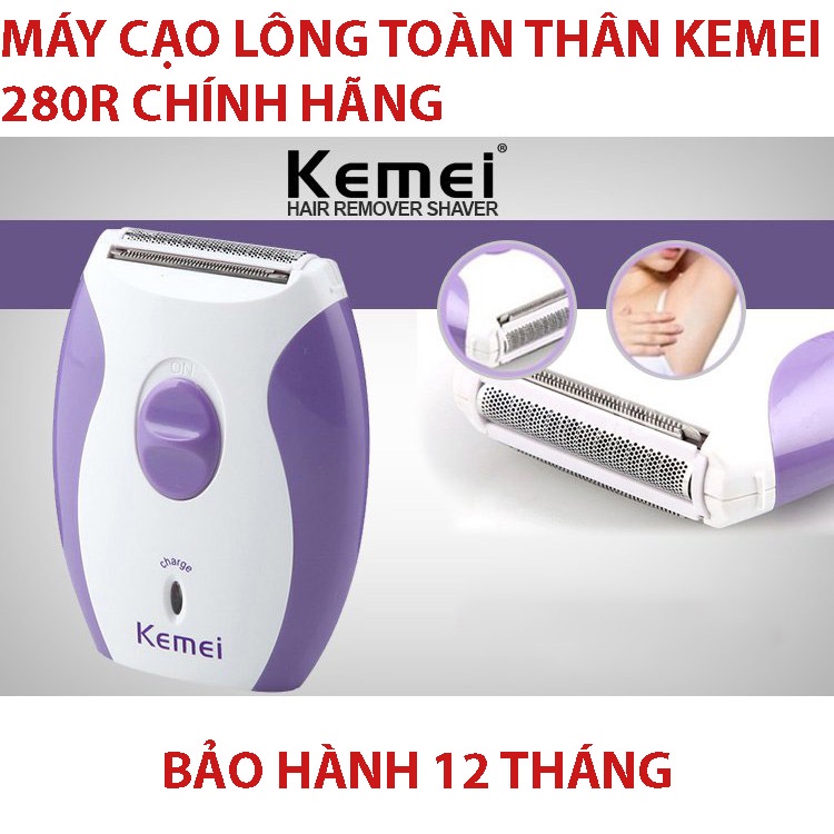 Máy cạo lông vùng kín Nhật Bản ( dành cho Nam và Nữ) máy cạo lông hàng nội địa nhật bản KEMEI 280R - Hàng nhập Không Đau, An Toàn Cho Da. Giúp Bạn Tự Tin Quyến Rũ Hơn.