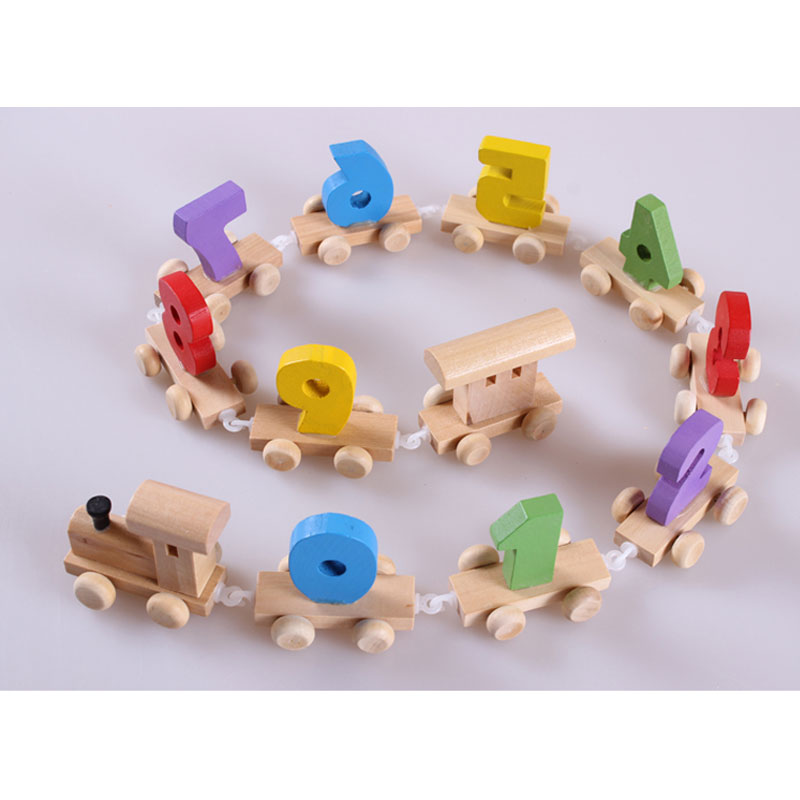 Bộ đoàn tàu số 0-9 - đồ chơi giáo dục