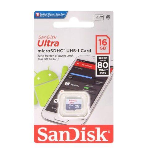 Thẻ nhớ sandisk 16g micro sdhc sandick class 10 - bh 5 năm 1 đổi 1