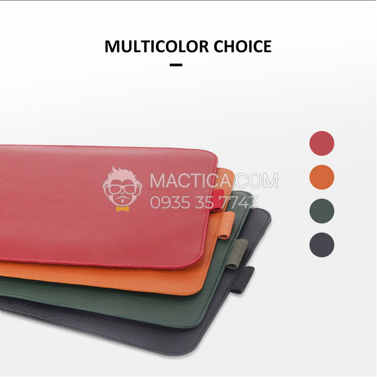 Bộ Túi Đựng Macbook Túi Đựng Laptop Notebook Thông Minh Da PU Chống Nước