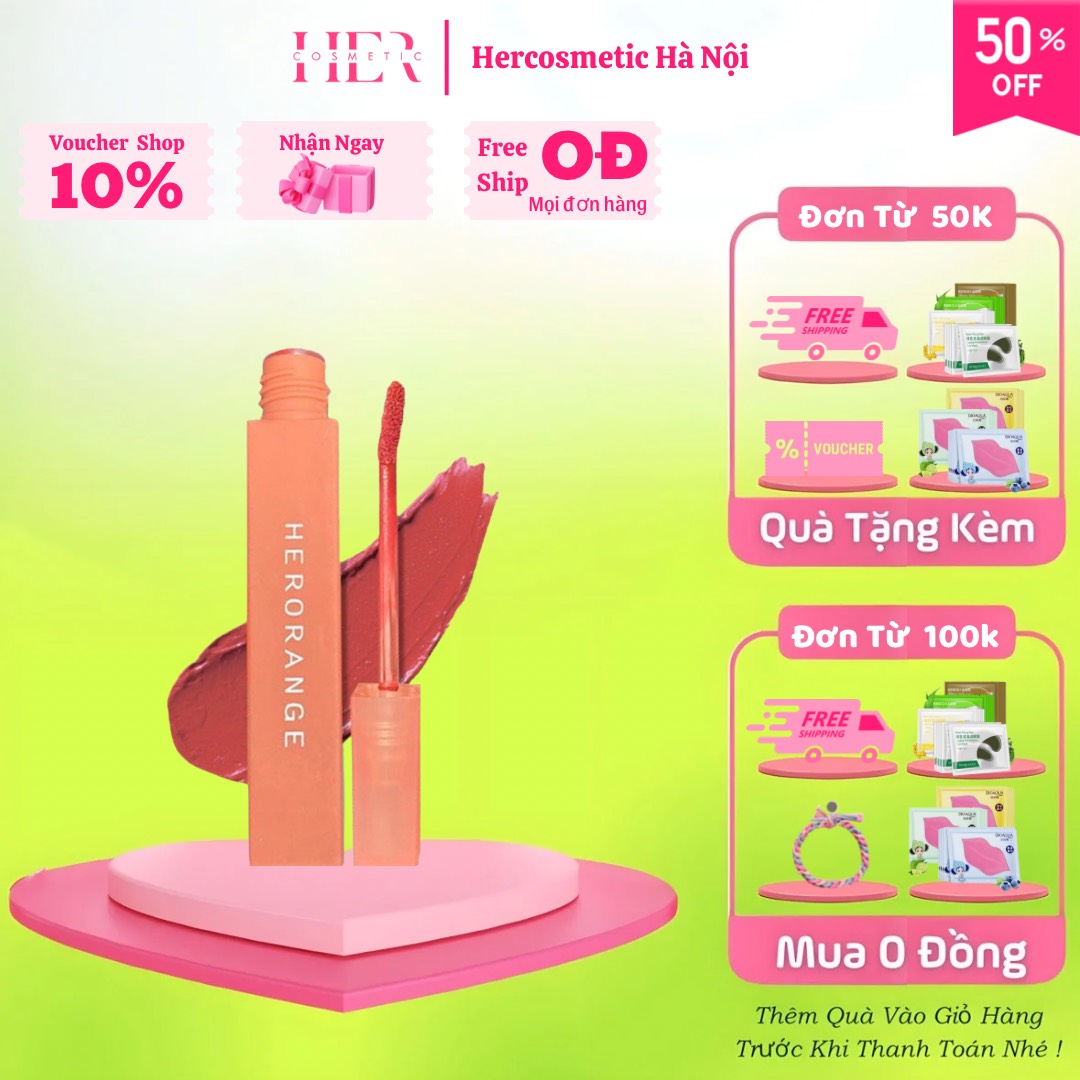 Son lì herorange mềm mịn