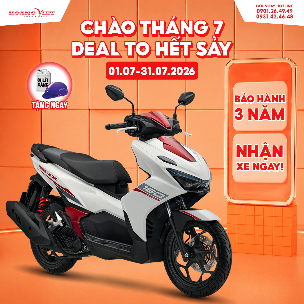 Honda Air Blade 160Cc 2026 Motorcycle - Sports Version Giá 61,166,000 Đồng*Miễn phí vận chuyển