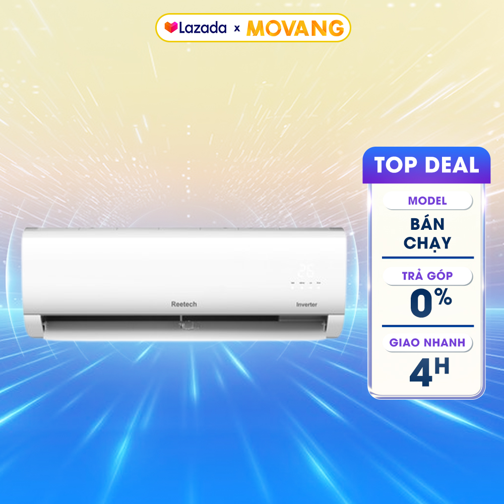 - máy lạnh reetech inverter 2.5 hp rtv24-bk-bt
