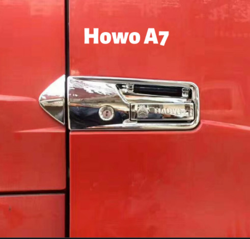 Ốp tay cửa xe tải howo a7 mạ crom cao cấp