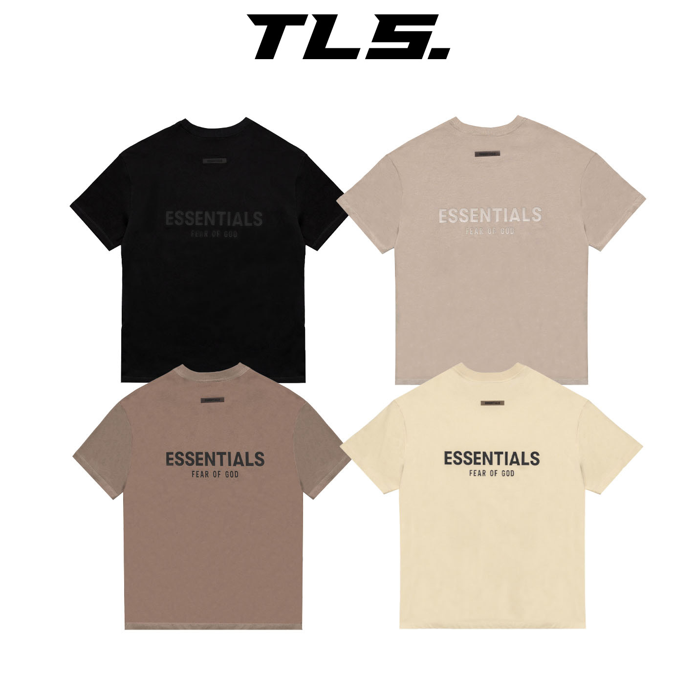 Áo thun tay lỡ FEAR OF GOD FOG ESSENTIALS SS21 phông Unisex nam nữ Premium Cotton oversize form rộng