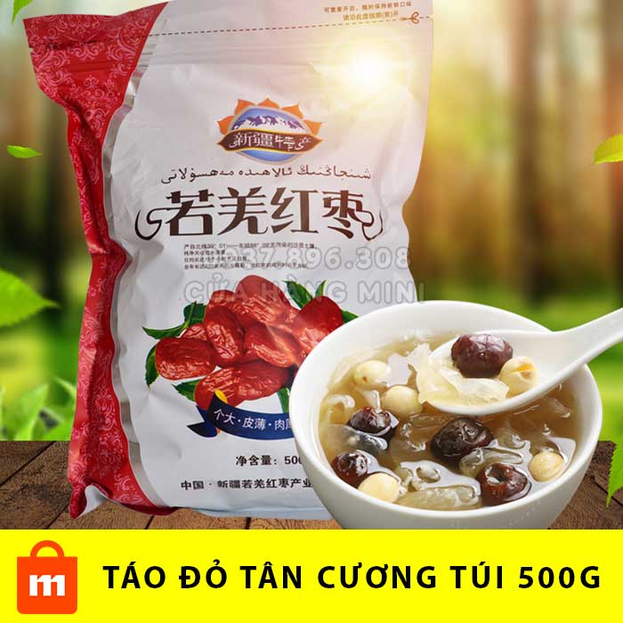 【DATE MỚI】Táo Đỏ Khô Tân Cương Loại Ngon (Hồng Táo) - 500g