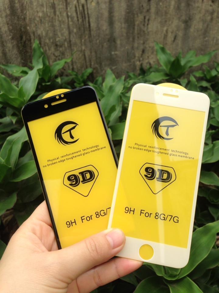 Kính cường lực 9d full màn hình có từ dòng ip 6g đến iphone x