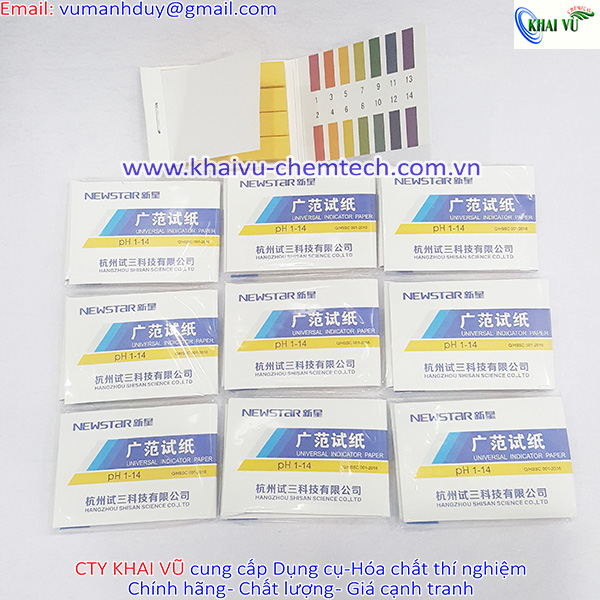 Combo 10 tập giấy quỳ tím đo ph 1-14