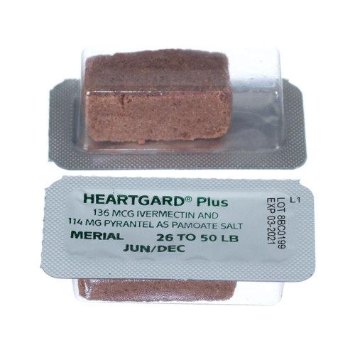 Thuốc tẩy giun heartgard plus cho chó từ 22 - 45 kg điều trị giun tim, giun đũa, giun móc - 1 viên