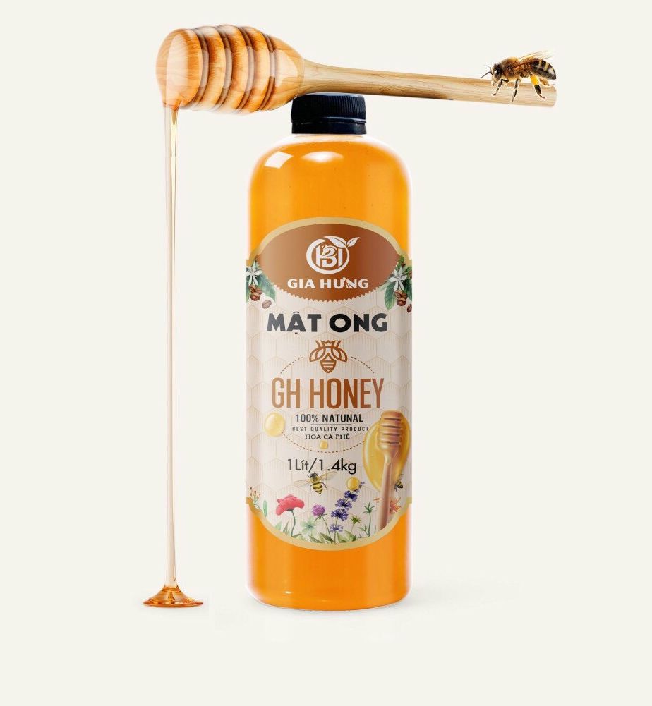 Mật ong hoa cà phê nguyên chất 100% - đặc sản đắc lắc