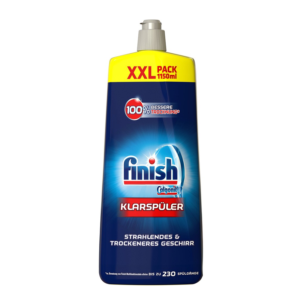 Nước rửa và làm bóng ly - bát Finish klarspũler 750 ml - Đức