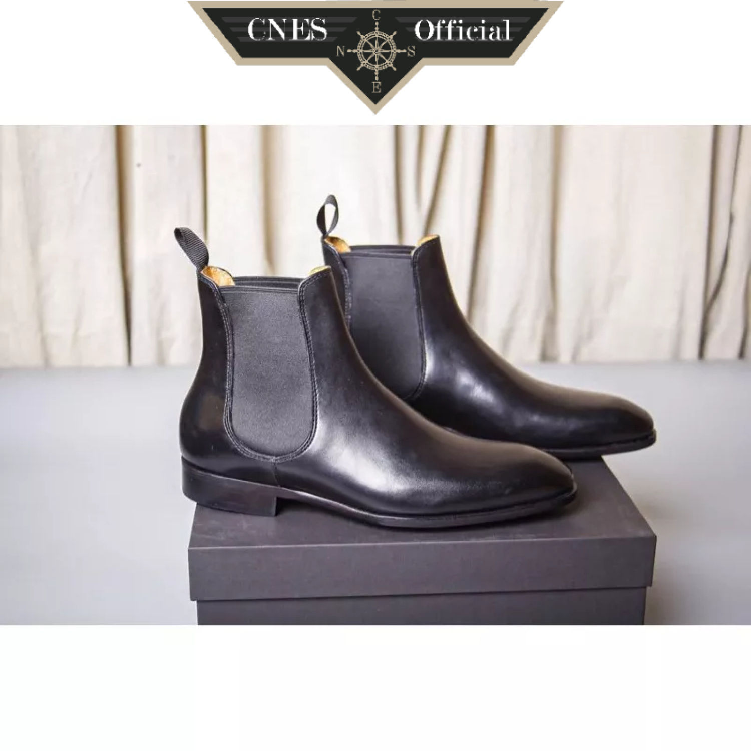 Giày Chelsea Boot Nam Thương Hiệu CNES PANOZ - CNS B 102