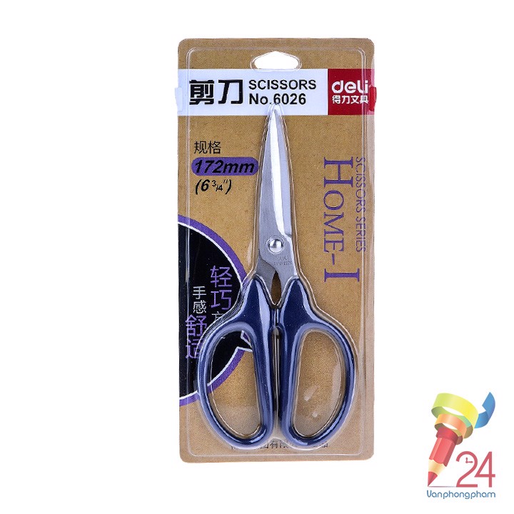 Kéo văn phòng Deli 172mm , cam kết sản phẩm đúng mô tả, chất lượng đảm bảo, an toàn cho người sử dụng