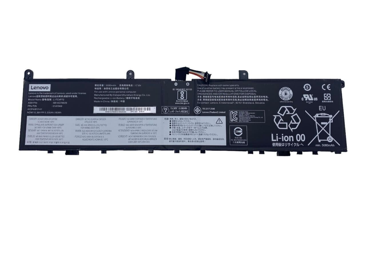 Pin Lenovo ThinkPad P1 X1 L17C4P72 Extreme Laptop