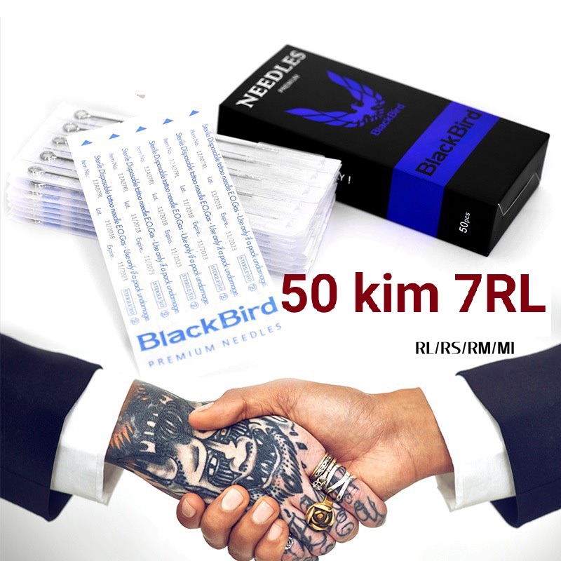 50 kim xăm 7RL chạy khung Black Brid