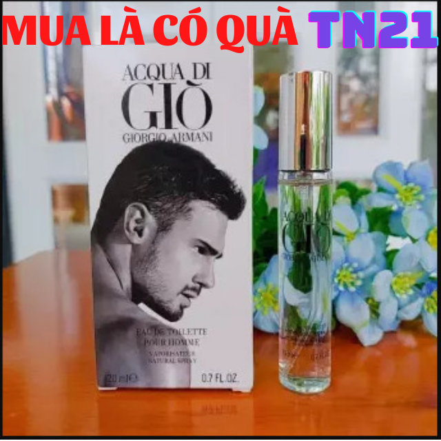 [HCM]Nước Hoa Nam Acqua Di Giò 20ml hương thơm nam tính quyến rũ