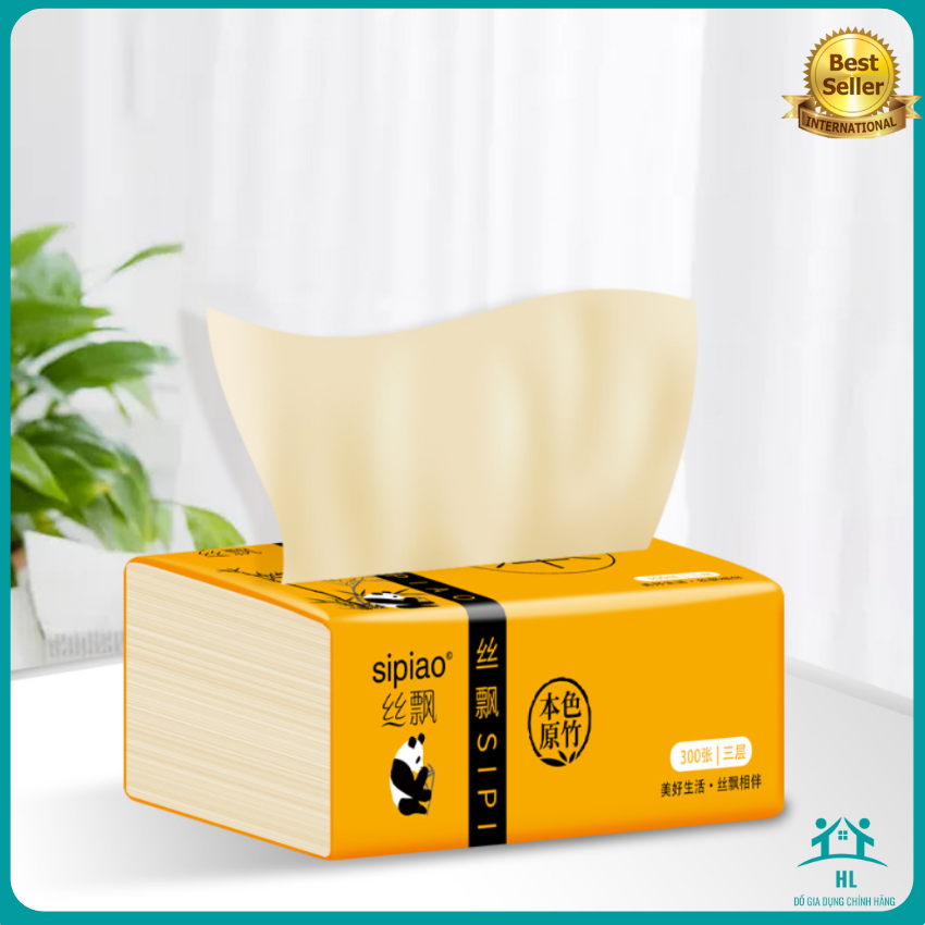 ⛔p⛔ bịch 300 tờ giấy gấu trúc