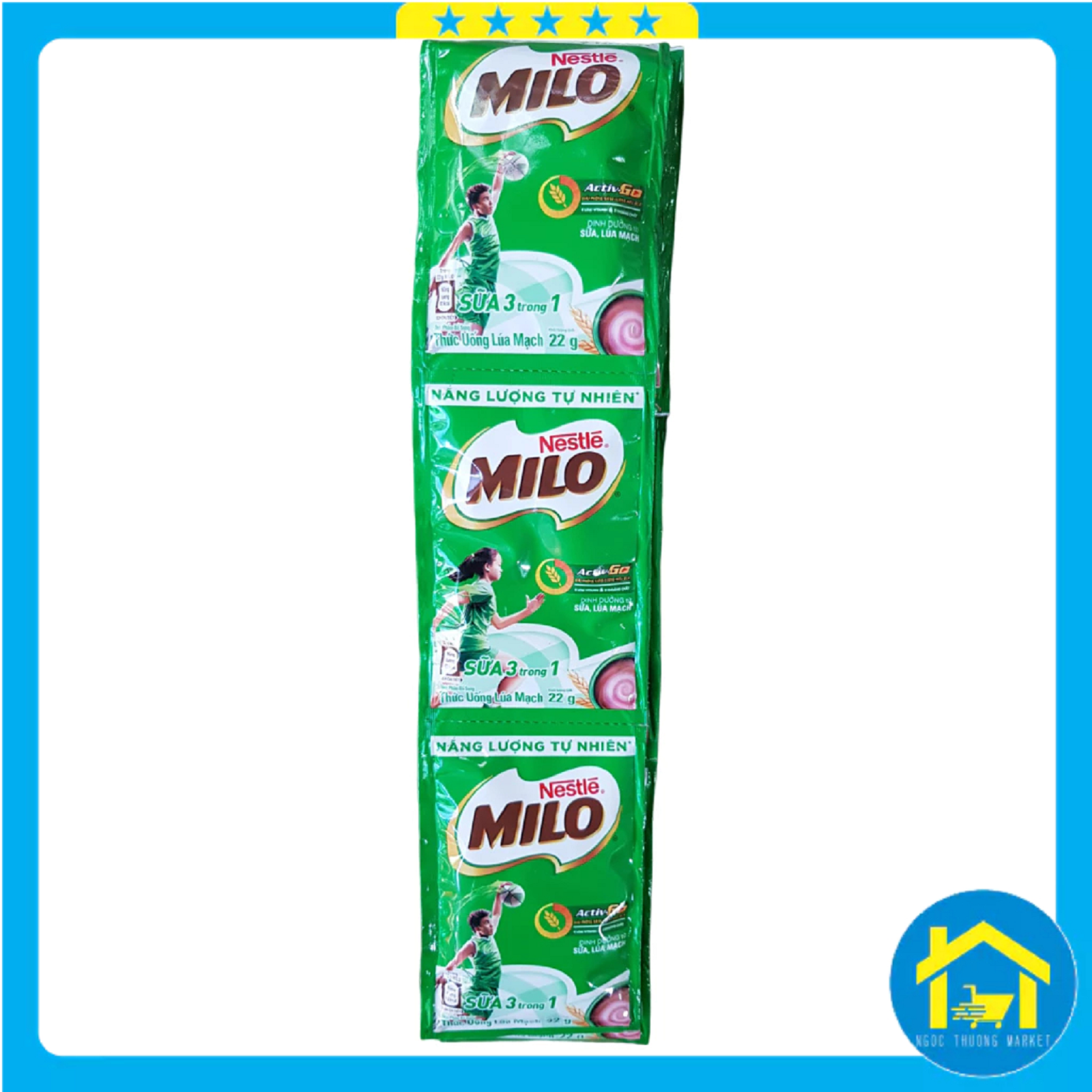 Dây 10 gói - sữa milo dây