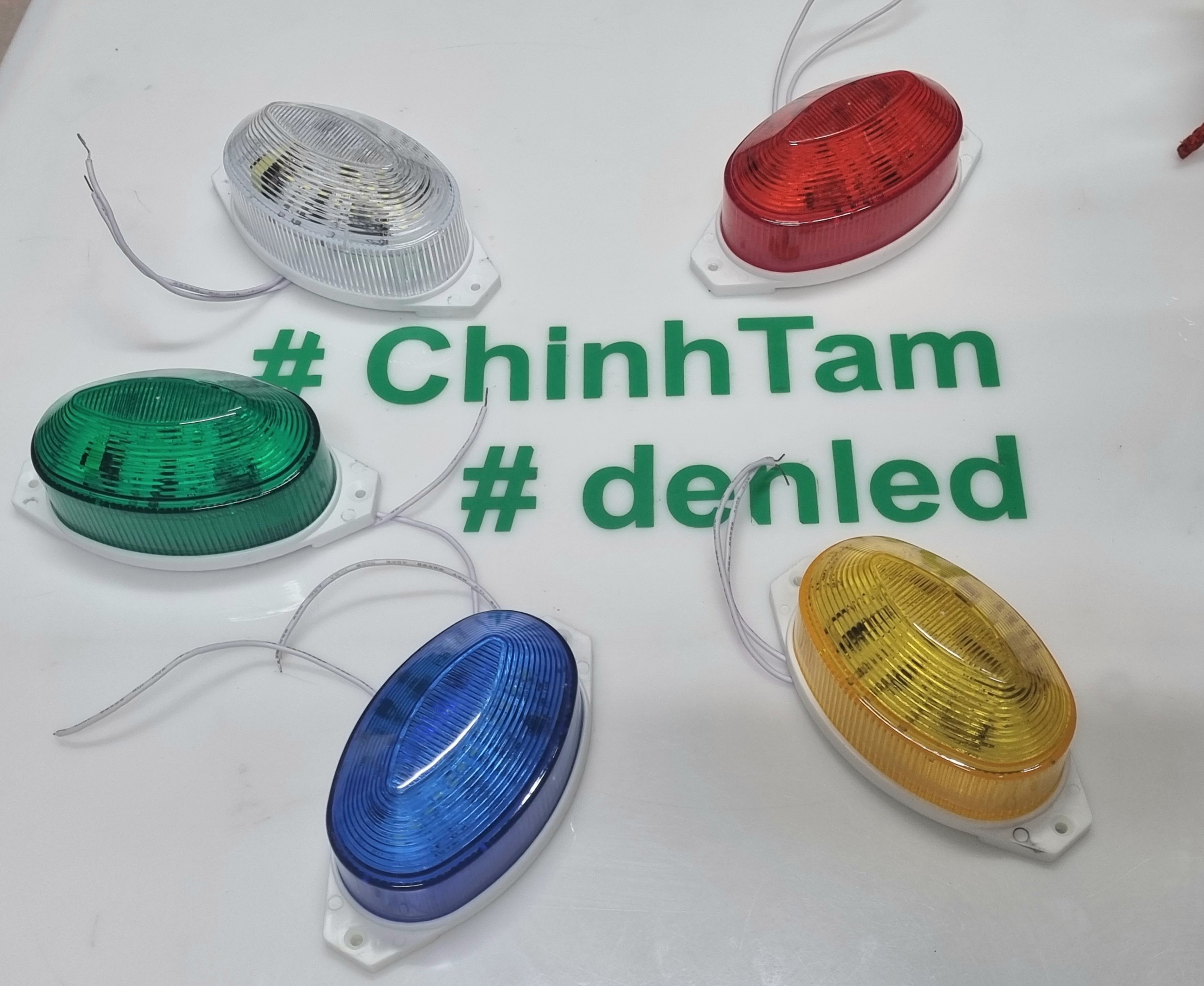 Combo 5 đèn chớp sấm sét flash lamp 220Vac