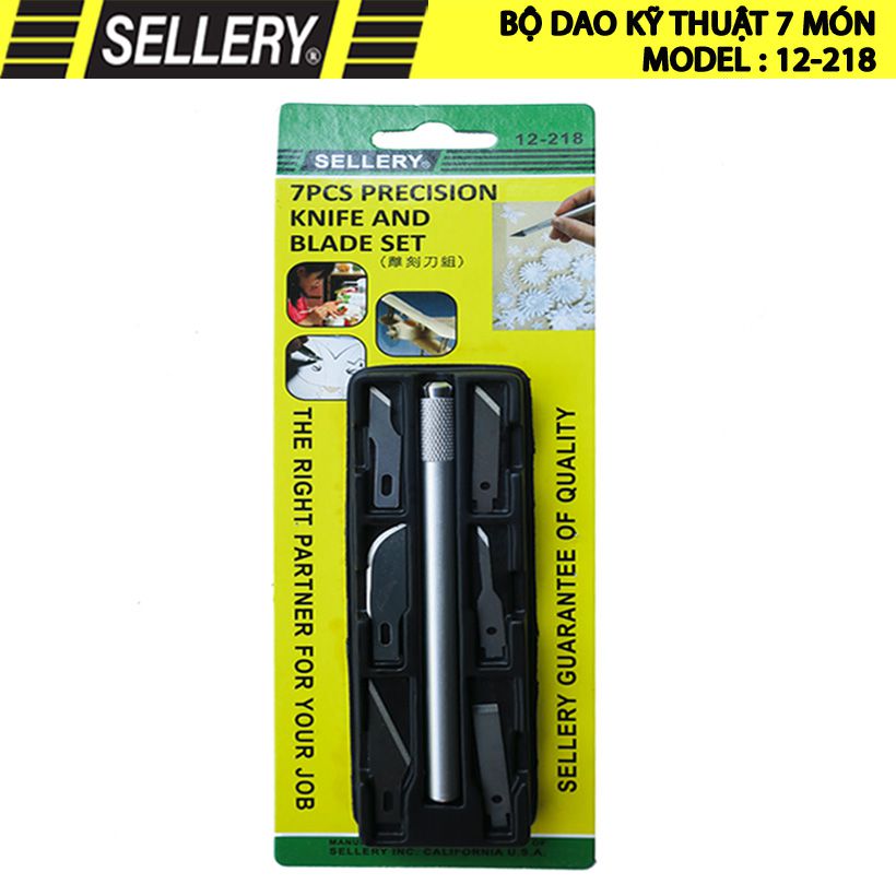 Bộ dao kỹ thuật 7 món sellery 12-218