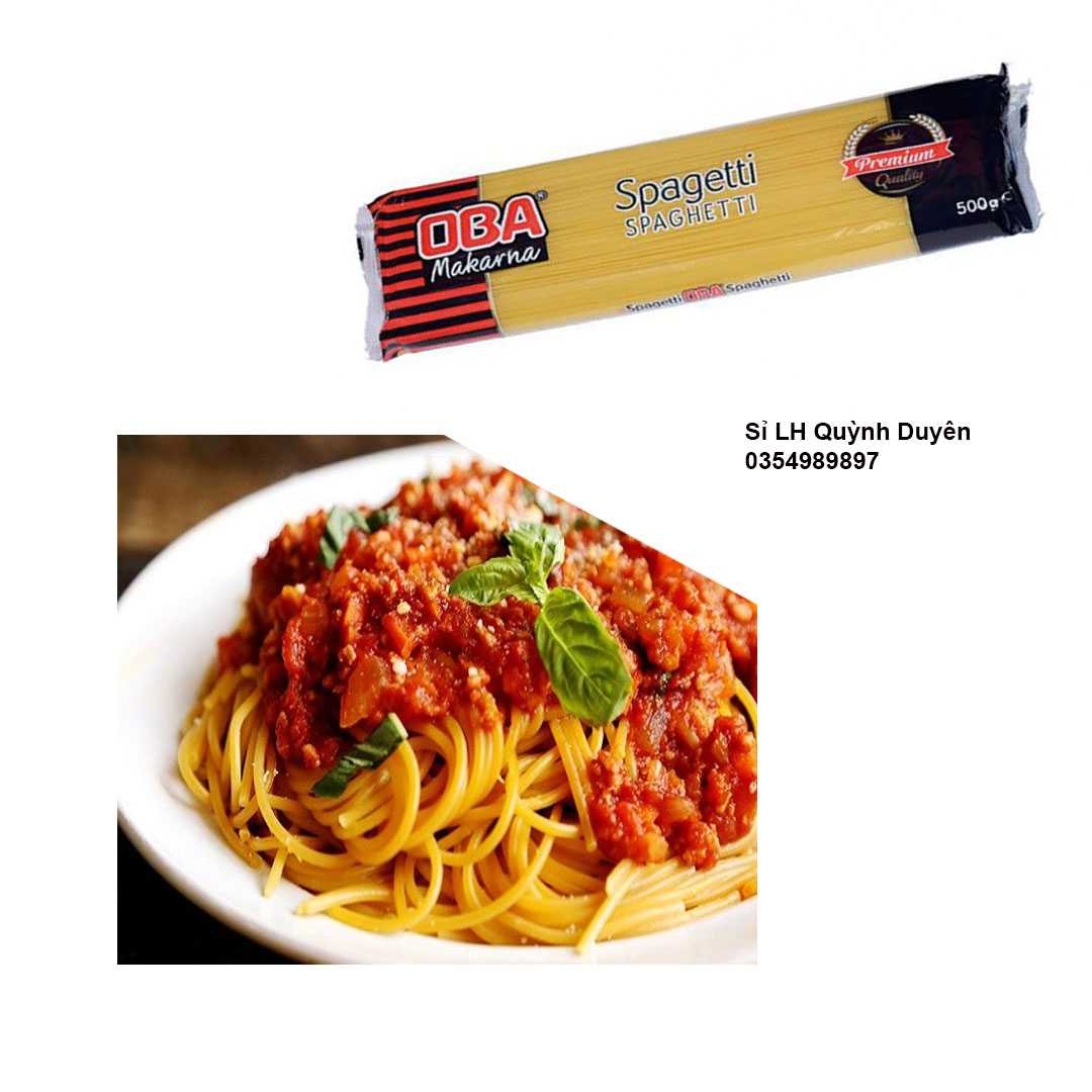 Mỳ oba - mỳ spaghetty - mỳ trộn dai ngon từng sợi 500g