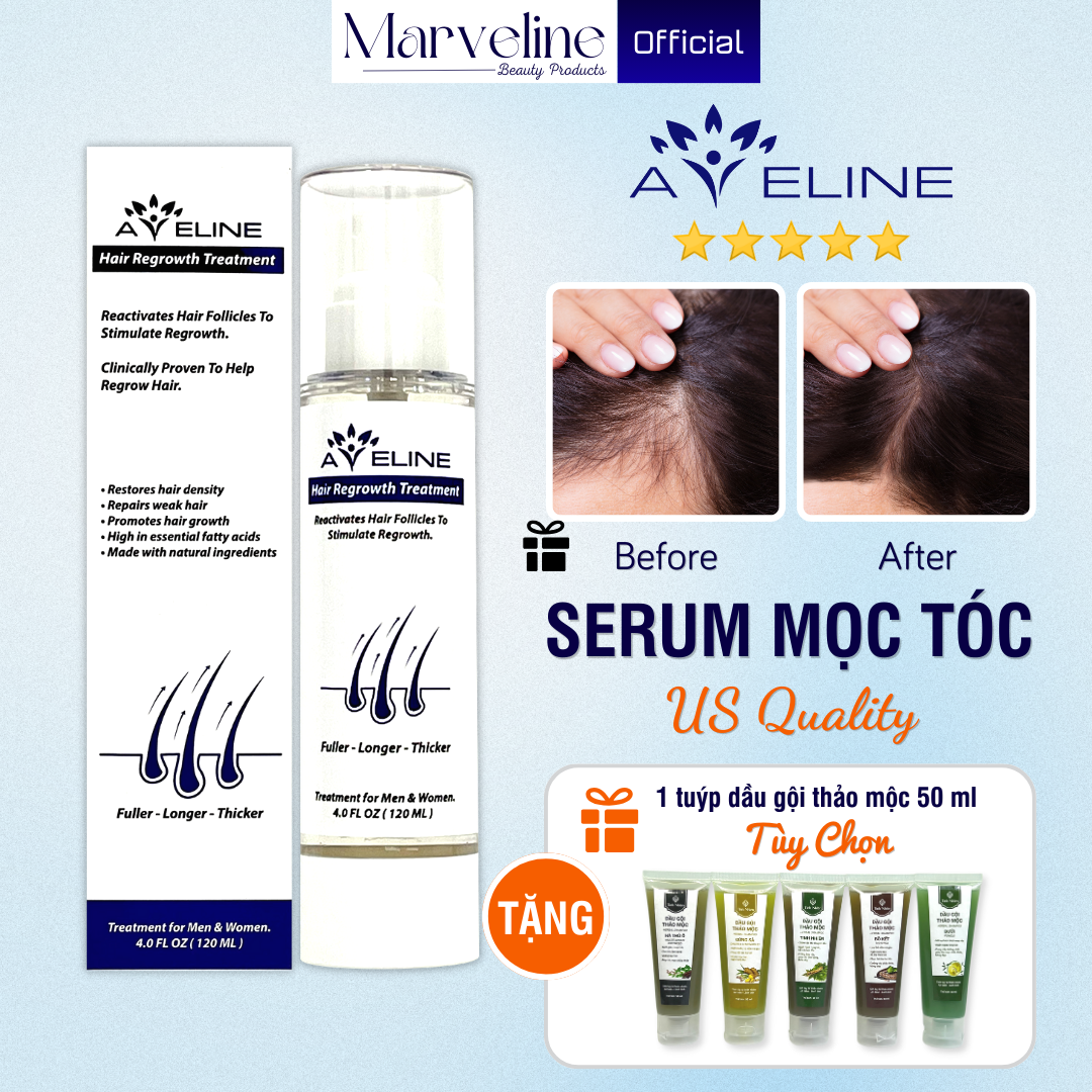 Thuốc mọc tóc nhanh Aveline Hair Regrowth Treatment của Mỹ