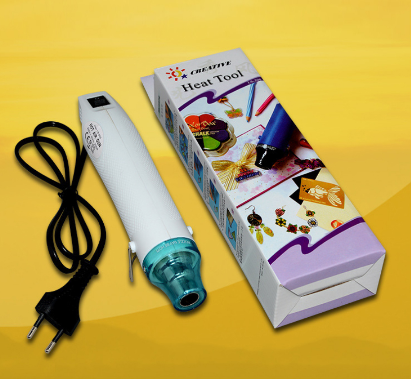 Máy khò nhiệt cầm tay nung nướng polymer clay đất sét, làm mềm đất sáp wax clay