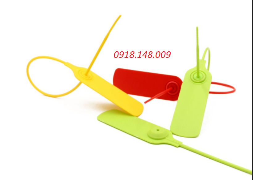 Set 100 seal niêm phong dây tròn trơn khóa kim loại 400mm