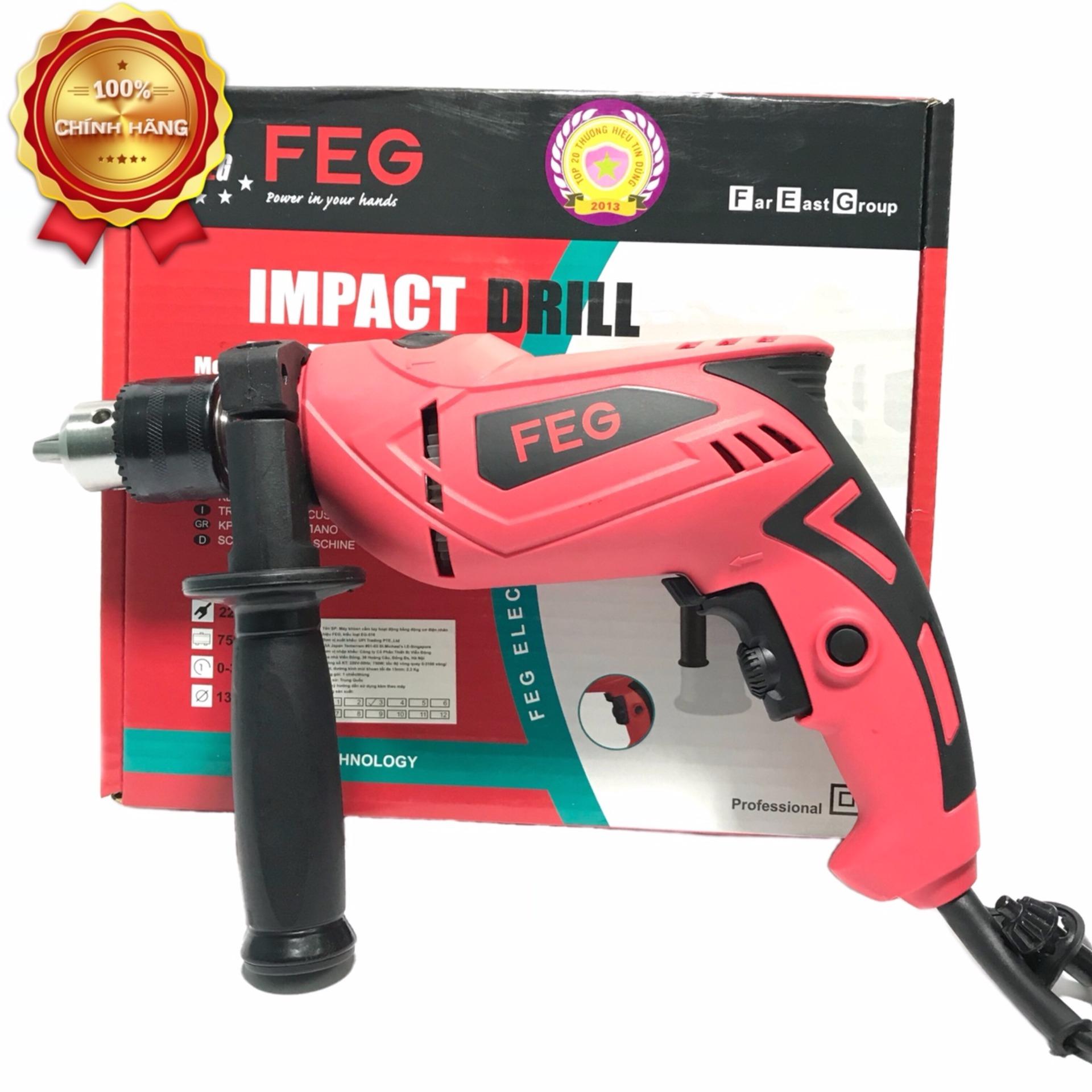 Máy khoan sắt, khoan bắn vít feg eg-516 750w / công ty bảo hành 6 tháng