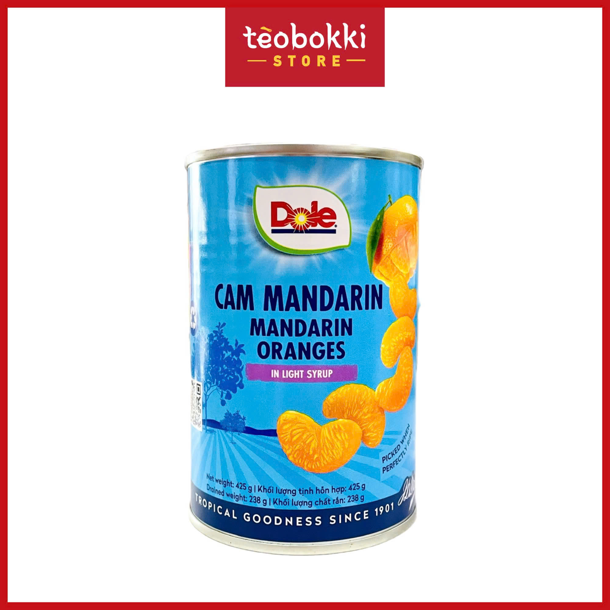 Cam mandarin Dole 425g