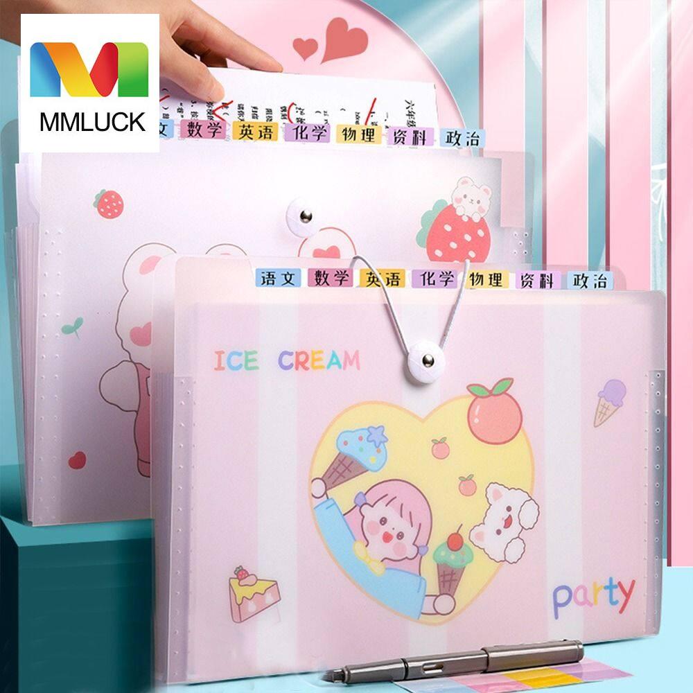 Mmluck sinh viên cầm tay 8 túi đồ dùng văn phòng túi đựng tài liệu tập tin mở rộng túi đựng tài liệu a4 túi đựng tài liệu túi đựng tài liệu