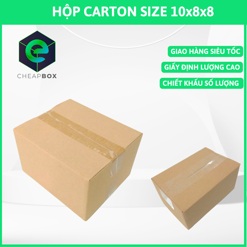 50 PCs cod carton packing online size 10x8x8 cm-made by cheapbox
