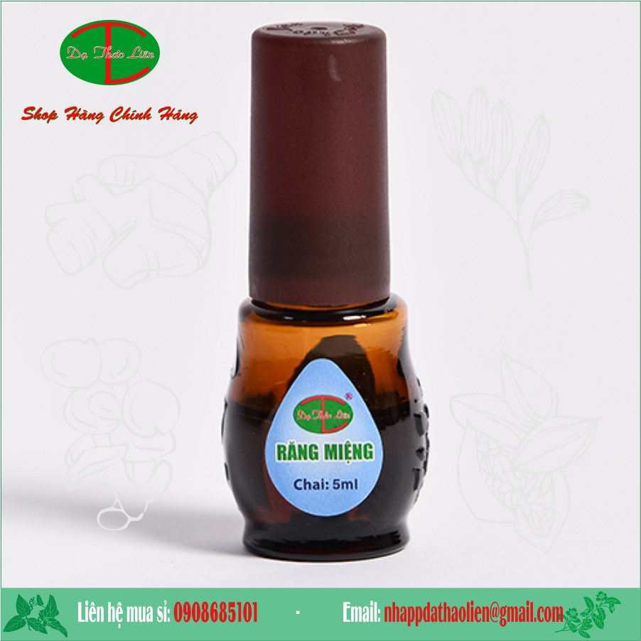 Tinh dầu Thảo dược Dạ Thảo Liên Răng Miệng - Ngừa hôi miệng, viêm họng, sâu răng, viêm loét nhiệt miệng