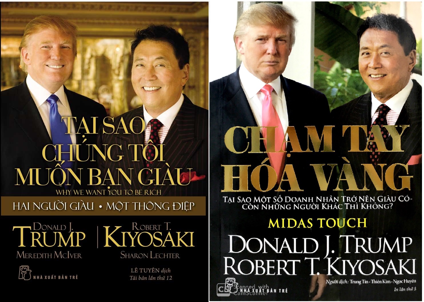 nguyetlinhbook - Combo 2 cuốn : Tại Sao Chúng Tôi Muốn Bạn Giàu + Chạm Tay Hóa Vàng.